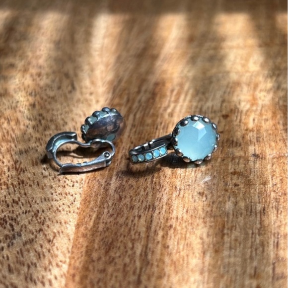 Jewelry - Sky Blue Drop Clasp Earrings
